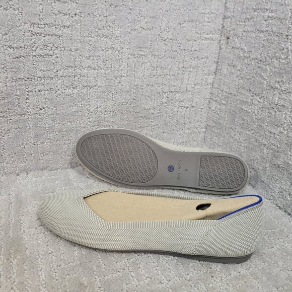 Rothy's The Flat Womens Size US 9 Birdseye Almond Toe Flat Slip On Shoes NEW - Picture 6 of 9